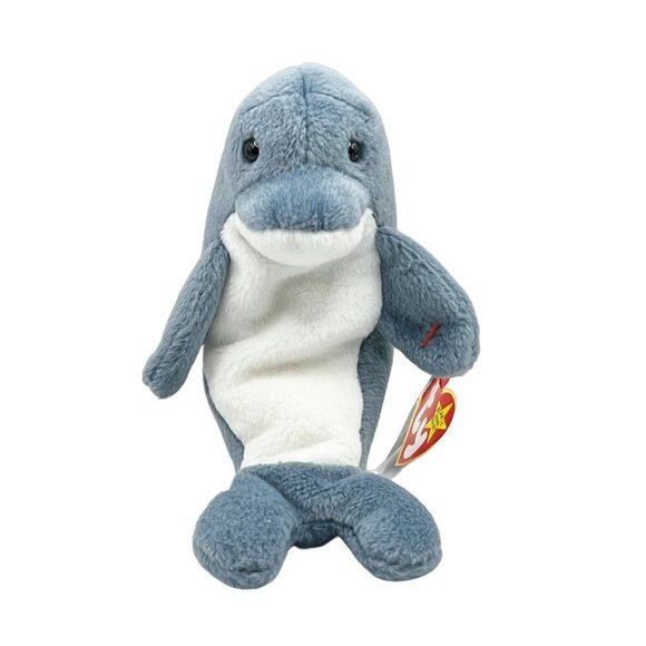 VINTAGE Original TY Echo Dolphin Beanie Baby 1996 Collectable - Picture 3 of 11